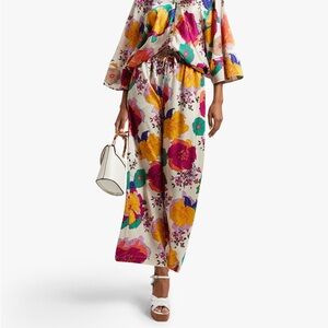 Foschini Wide Leg Printed Satin Pants‎